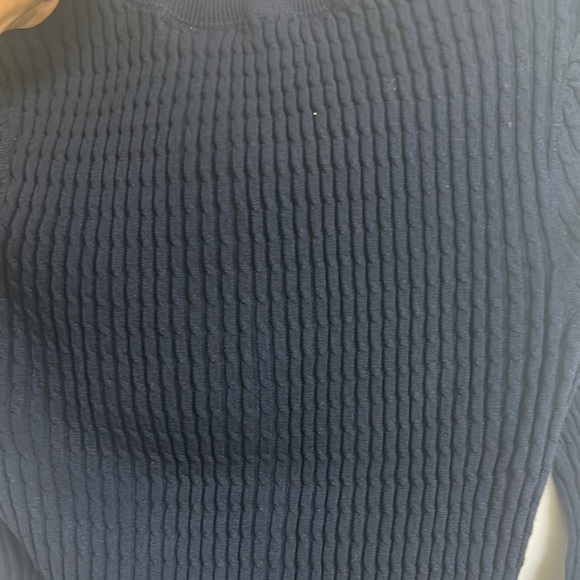 Black Ribbed Cardigan - Picture 4 of 4